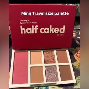 Half Caked Duality II Eye and Cheek Palette - Pink, Gold, Brown, Cream
